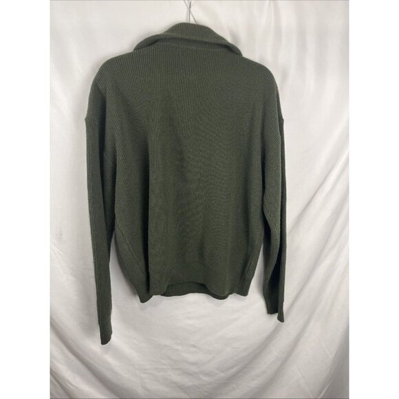 Beretta Wool-Blend Hunting Sweater w/ Leather-Look Shoulder Patches Mens Size L - Picture 7 of 13